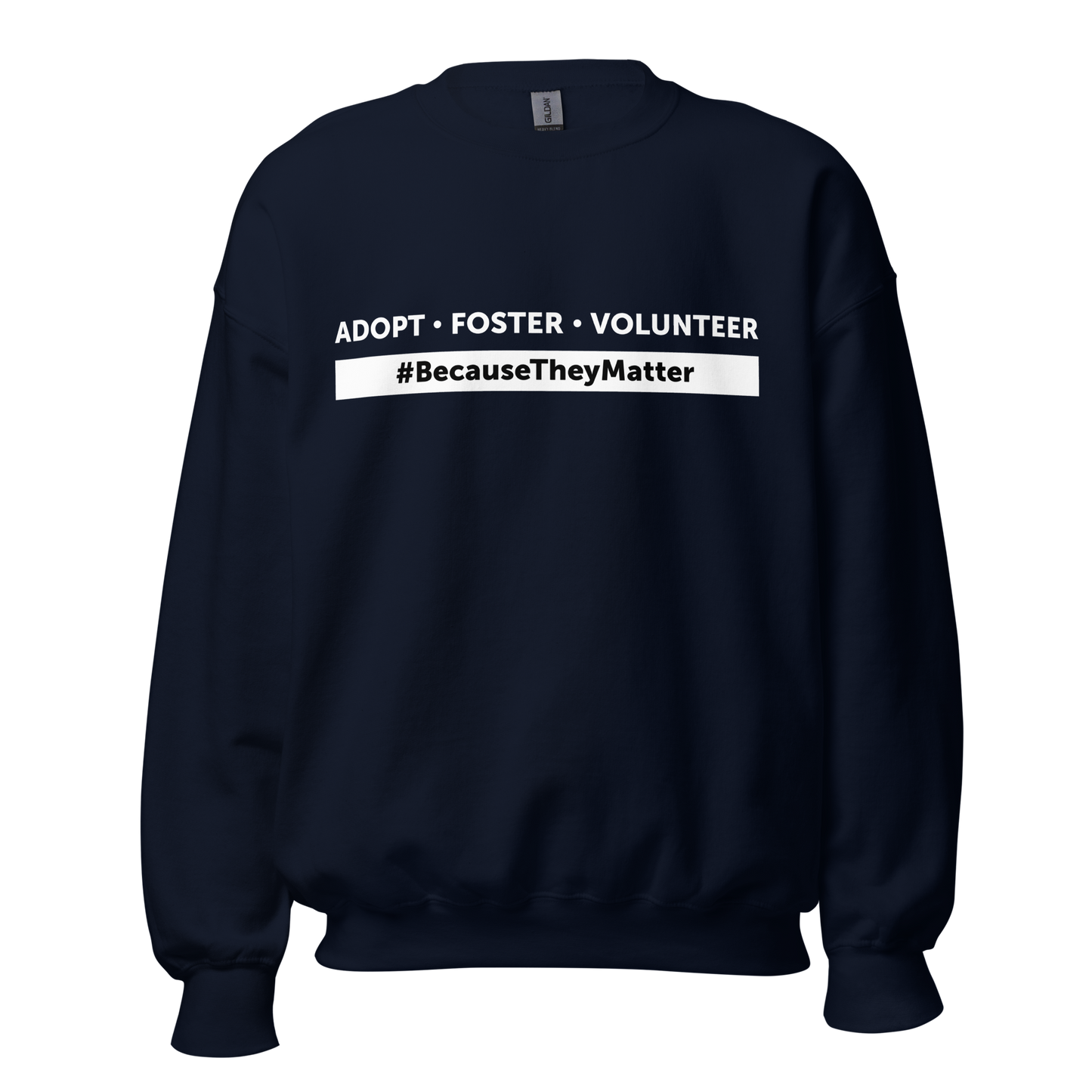 #BecauseTheyMatter/Logo – Unisex Sweatshirt
